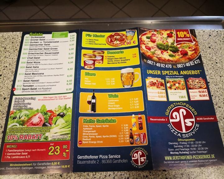 Gersthofener Pizzaservice